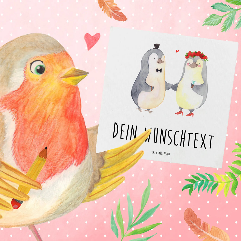 Personalized Deluxe Card Marriage penguin Personalisiertere Klappkarte, Personalisierte Geburtstagskarte, Grußkarten personalisiert, Grußkarte als Geldgeschenk, Personalisierte Einladungskarte, Grußkarte selber drucken, Personalisierte Grußkarte, Personalisierte Hochzeitskarte, Grußkarte mit Namen, Personalisierte Karte, Grußkarte selbst gestalten, Personalisierte Glückwunschkarte, Grußkarte mit persönlichen Nachrichten, Hochzeit, Hochzeitsgeschenk, Ehe, Hochzeitsfeier, Trauung, Trauungsgeschenk, Hochzeitskarte, Verlobungsfeier, Verlobungsgeschenk, Hochzeitsgeschenkideen, Hochzeitsgeschenke für Brautpaar, Pinguin, Gastgeschenk, Hochzeitstag, Pinguine, geschenkidee Hochzeit