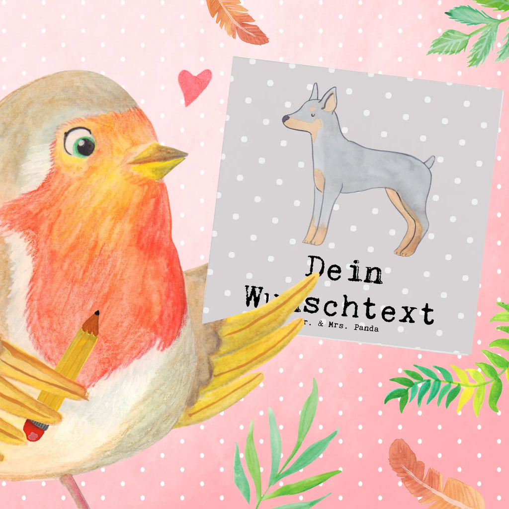 Personalized Deluxe Card Doberman Pinscher Lifesaver Personalisierte Hochzeitskarte, Grußkarte als Geldgeschenk, Personalisierte Einladungskarte, Personalisierte Karte, Grußkarte mit persönlichen Nachrichten, Grußkarte mit Namen, Personalisiertere Klappkarte, Personalisierte Glückwunschkarte, Grußkarte selber drucken, Grußkarte selbst gestalten, Personalisierte Grußkarte, Grußkarten personalisiert, Personalisierte Geburtstagskarte, Hund, Hunderasse, Rassehund, Hundebesitzer, Geschenk, Tierfreund, Schenken, Welpe, Dobermann Pinscher