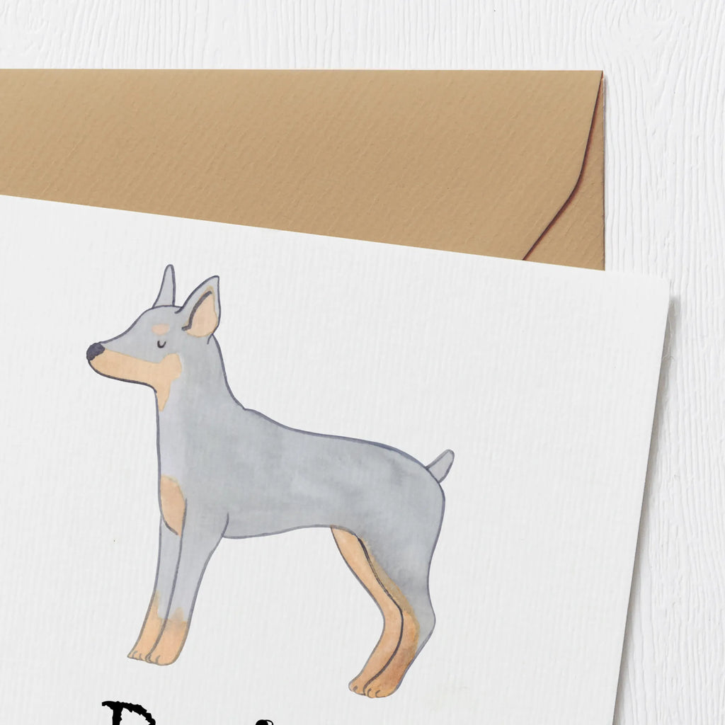 Personalized Deluxe Card Doberman Pinscher Lifesaver Personalisierte Hochzeitskarte, Grußkarte als Geldgeschenk, Personalisierte Einladungskarte, Personalisierte Karte, Grußkarte mit persönlichen Nachrichten, Grußkarte mit Namen, Personalisiertere Klappkarte, Personalisierte Glückwunschkarte, Grußkarte selber drucken, Grußkarte selbst gestalten, Personalisierte Grußkarte, Grußkarten personalisiert, Personalisierte Geburtstagskarte, Hund, Hunderasse, Rassehund, Hundebesitzer, Geschenk, Tierfreund, Schenken, Welpe, Dobermann Pinscher