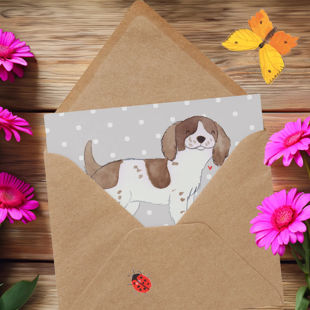 Personalized Deluxe Card English Springer Spaniel Lifesaver Personalisierte Hochzeitskarte, Grußkarte selbst gestalten, Personalisierte Einladungskarte, Personalisierte Glückwunschkarte, Personalisierte Grußkarte, Grußkarten personalisiert, Personalisierte Karte, Grußkarte als Geldgeschenk, Personalisierte Geburtstagskarte, Grußkarte selber drucken, Grußkarte mit persönlichen Nachrichten, Personalisiertere Klappkarte, Grußkarte mit Namen, Hund, Hunderasse, Rassehund, Hundebesitzer, Geschenk, Tierfreund, Schenken, Welpe, English Springer Spaniel