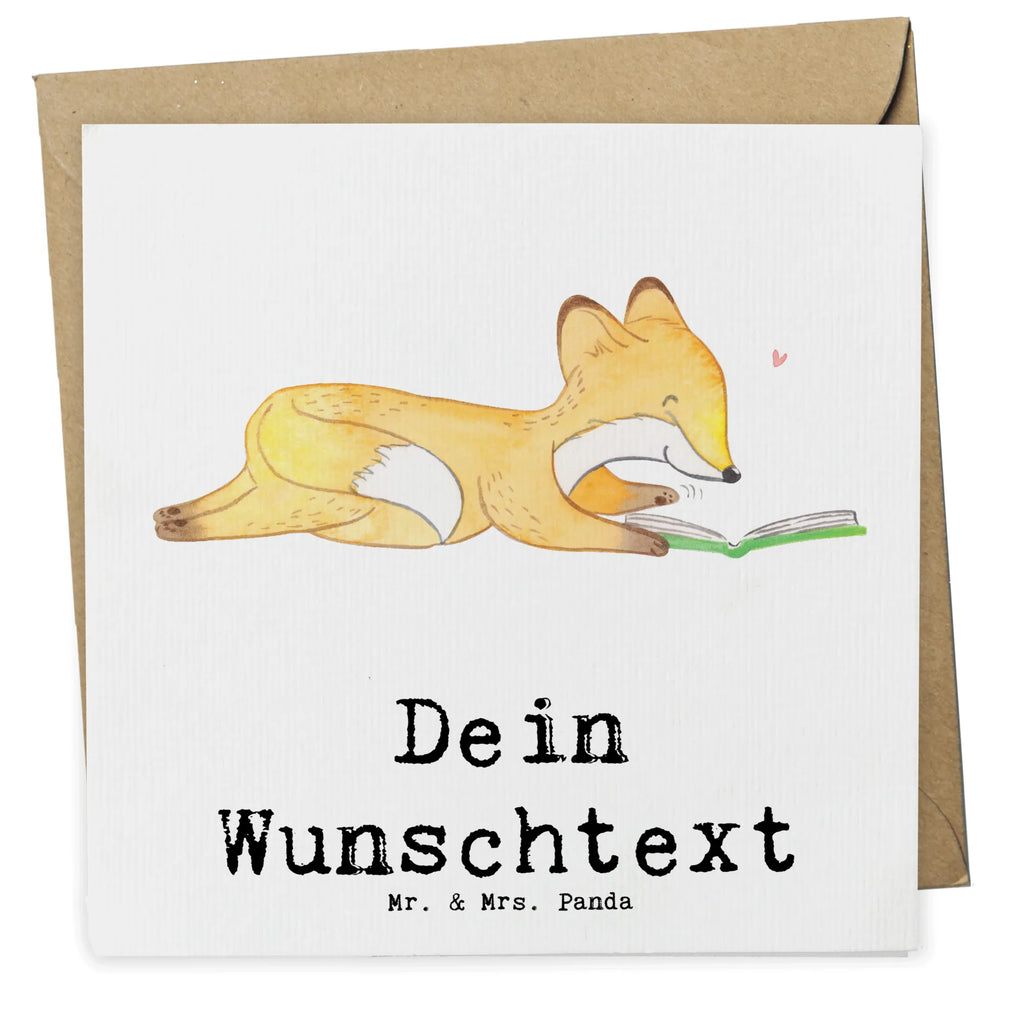Personalized Deluxe Card Fox To read Grußkarte mit Namen, Personalisierte Glückwunschkarte, Personalisierte Grußkarte, Grußkarten personalisiert, Grußkarte als Geldgeschenk, Grußkarte mit persönlichen Nachrichten, Personalisierte Karte, Personalisierte Geburtstagskarte, Personalisierte Hochzeitskarte, Personalisiertere Klappkarte, Personalisierte Einladungskarte, Grußkarte selbst gestalten, Grußkarte selber drucken, Geschenk, Sport, Sportart, Hobby, Schenken, Danke, Dankeschön, Auszeichnung, Gewinn, Sportler, lesen, Bücherwurm, Bücher lesen