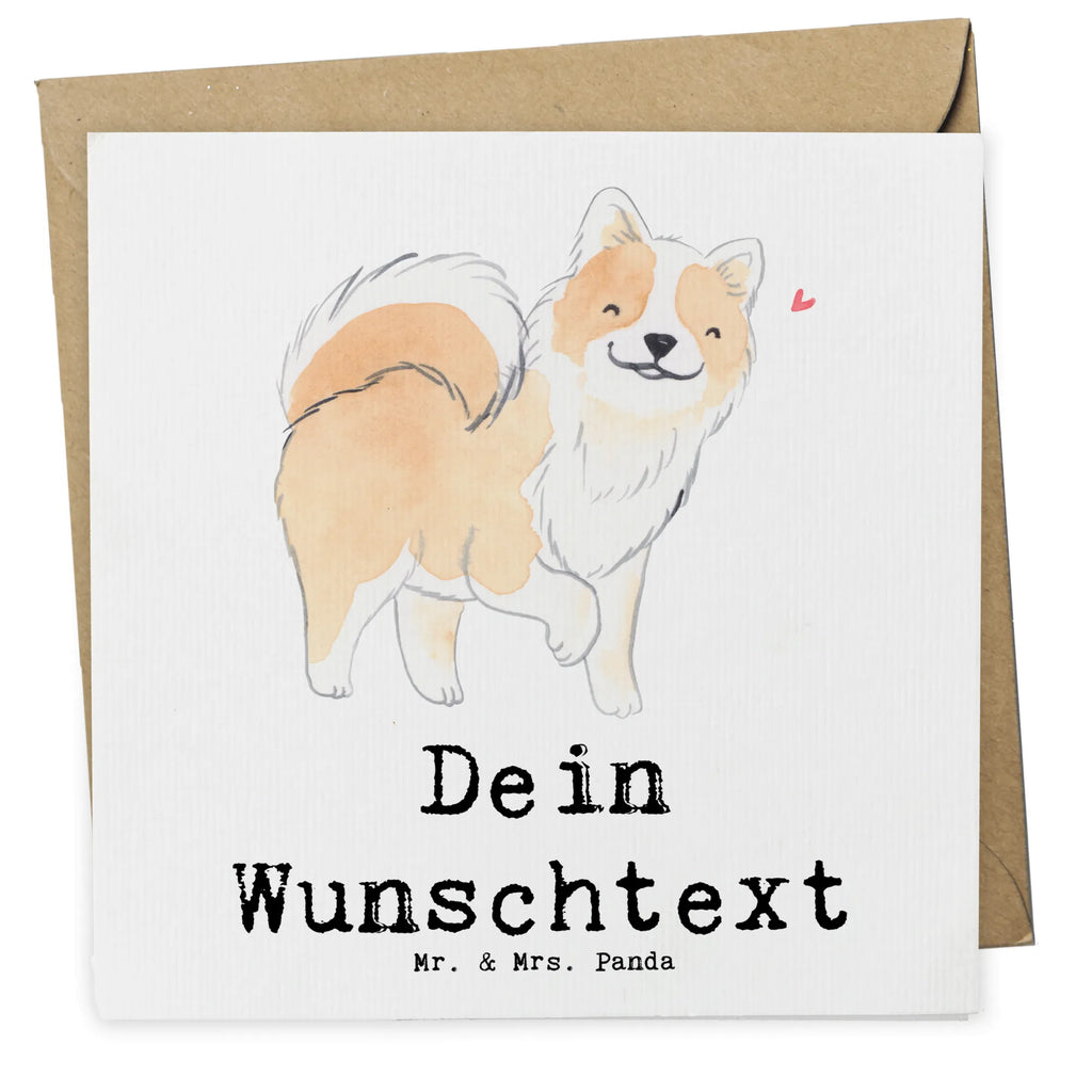 Personalized Deluxe Card Icelandic Sheepdog Lifesaver Grußkarte mit persönlichen Nachrichten, Grußkarte als Geldgeschenk, Personalisierte Geburtstagskarte, Grußkarten personalisiert, Personalisierte Karte, Personalisiertere Klappkarte, Personalisierte Hochzeitskarte, Grußkarte selber drucken, Personalisierte Glückwunschkarte, Grußkarte selbst gestalten, Grußkarte mit Namen, Personalisierte Einladungskarte, Personalisierte Grußkarte, Hund, Hunderasse, Rassehund, Hundebesitzer, Geschenk, Tierfreund, Schenken, Welpe, isländischer Schäferhund, Islandhund