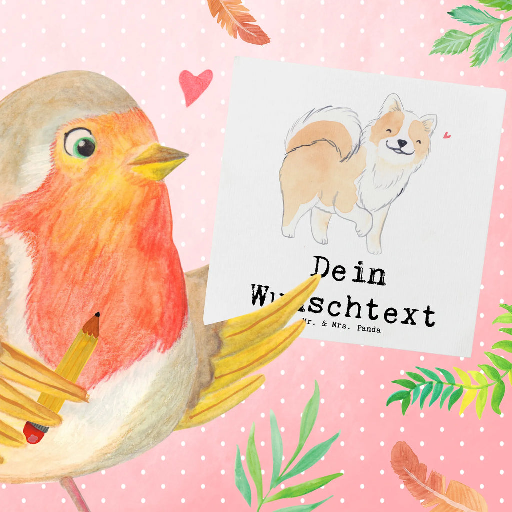 Personalized Deluxe Card Icelandic Sheepdog Lifesaver Grußkarte mit persönlichen Nachrichten, Grußkarte als Geldgeschenk, Personalisierte Geburtstagskarte, Grußkarten personalisiert, Personalisierte Karte, Personalisiertere Klappkarte, Personalisierte Hochzeitskarte, Grußkarte selber drucken, Personalisierte Glückwunschkarte, Grußkarte selbst gestalten, Grußkarte mit Namen, Personalisierte Einladungskarte, Personalisierte Grußkarte, Hund, Hunderasse, Rassehund, Hundebesitzer, Geschenk, Tierfreund, Schenken, Welpe, isländischer Schäferhund, Islandhund