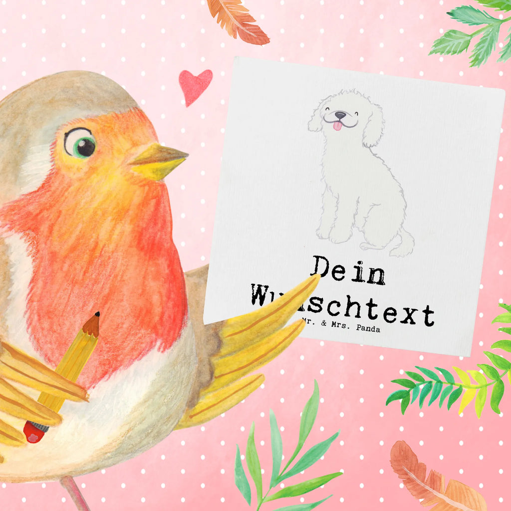 Personalized Deluxe Card Miniature Poodle Lifesaver Grußkarte als Geldgeschenk, Personalisierte Glückwunschkarte, Grußkarte mit Namen, Grußkarte selber drucken, Grußkarte selbst gestalten, Personalisierte Karte, Personalisierte Hochzeitskarte, Personalisierte Geburtstagskarte, Grußkarten personalisiert, Personalisierte Einladungskarte, Personalisierte Grußkarte, Grußkarte mit persönlichen Nachrichten, Personalisiertere Klappkarte, Hund, Hunderasse, Rassehund, Hundebesitzer, Geschenk, Tierfreund, Schenken, Welpe, Kleinpudel, Pudel