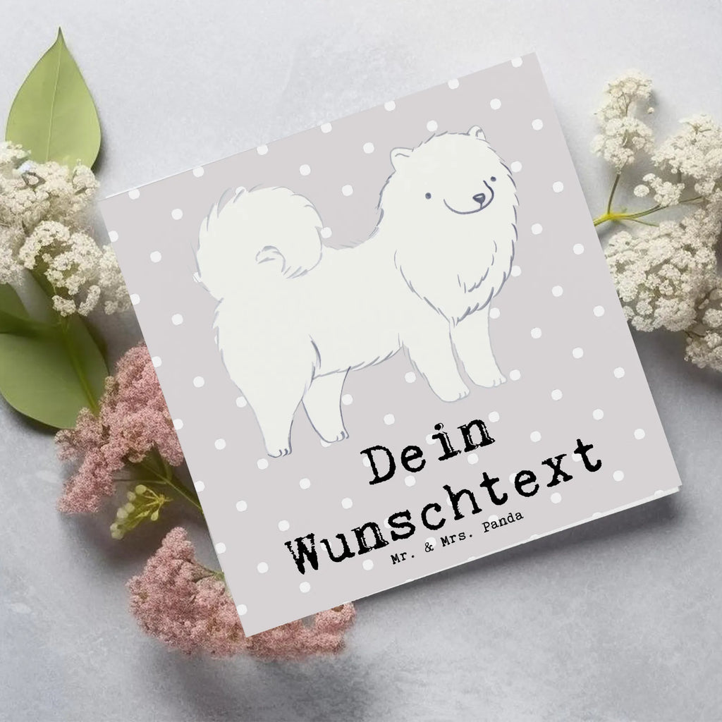 Personalized Deluxe Card Samoyed Lifesaver Personalisierte Grußkarte, Grußkarte mit Namen, Grußkarten personalisiert, Personalisierte Hochzeitskarte, Grußkarte selber drucken, Grußkarte als Geldgeschenk, Personalisierte Einladungskarte, Personalisierte Geburtstagskarte, Personalisiertere Klappkarte, Personalisierte Glückwunschkarte, Personalisierte Karte, Grußkarte mit persönlichen Nachrichten, Grußkarte selbst gestalten, Hund, Hunderasse, Rassehund, Hundebesitzer, Geschenk, Tierfreund, Schenken, Welpe, Samojede, Samojedenspitz, Samojedenhund