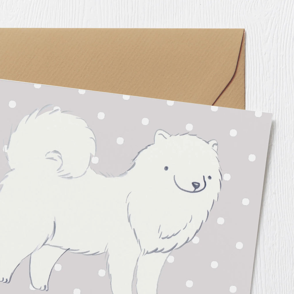 Personalized Deluxe Card Samoyed Lifesaver Personalisierte Grußkarte, Grußkarte mit Namen, Grußkarten personalisiert, Personalisierte Hochzeitskarte, Grußkarte selber drucken, Grußkarte als Geldgeschenk, Personalisierte Einladungskarte, Personalisierte Geburtstagskarte, Personalisiertere Klappkarte, Personalisierte Glückwunschkarte, Personalisierte Karte, Grußkarte mit persönlichen Nachrichten, Grußkarte selbst gestalten, Hund, Hunderasse, Rassehund, Hundebesitzer, Geschenk, Tierfreund, Schenken, Welpe, Samojede, Samojedenspitz, Samojedenhund