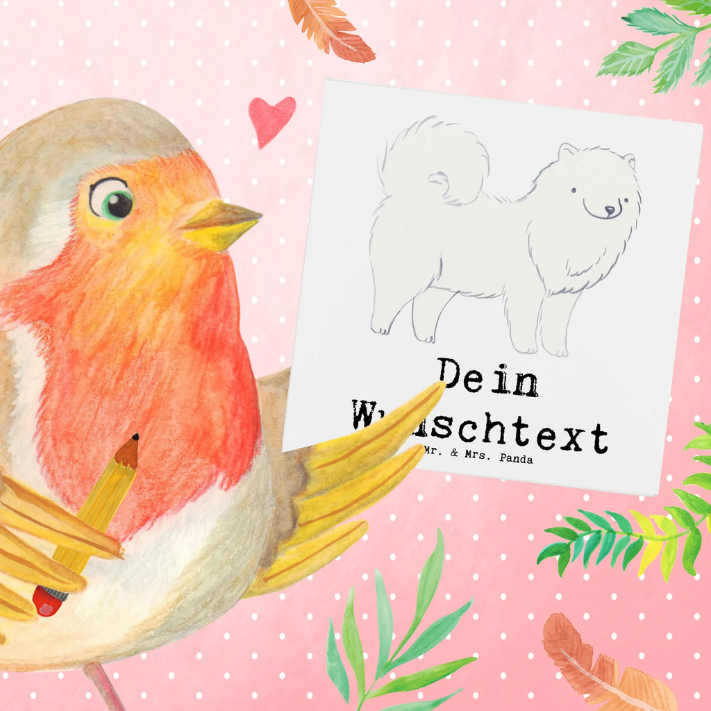 Personalized Deluxe Card Samoyed Lifesaver Personalisierte Grußkarte, Grußkarte mit Namen, Grußkarten personalisiert, Personalisierte Hochzeitskarte, Grußkarte selber drucken, Grußkarte als Geldgeschenk, Personalisierte Einladungskarte, Personalisierte Geburtstagskarte, Personalisiertere Klappkarte, Personalisierte Glückwunschkarte, Personalisierte Karte, Grußkarte mit persönlichen Nachrichten, Grußkarte selbst gestalten, Hund, Hunderasse, Rassehund, Hundebesitzer, Geschenk, Tierfreund, Schenken, Welpe, Samojede, Samojedenspitz, Samojedenhund