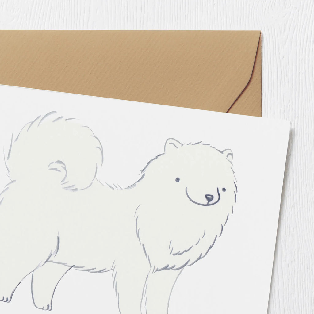 Personalized Deluxe Card Samoyed Lifesaver Personalisierte Grußkarte, Grußkarte mit Namen, Grußkarten personalisiert, Personalisierte Hochzeitskarte, Grußkarte selber drucken, Grußkarte als Geldgeschenk, Personalisierte Einladungskarte, Personalisierte Geburtstagskarte, Personalisiertere Klappkarte, Personalisierte Glückwunschkarte, Personalisierte Karte, Grußkarte mit persönlichen Nachrichten, Grußkarte selbst gestalten, Hund, Hunderasse, Rassehund, Hundebesitzer, Geschenk, Tierfreund, Schenken, Welpe, Samojede, Samojedenspitz, Samojedenhund