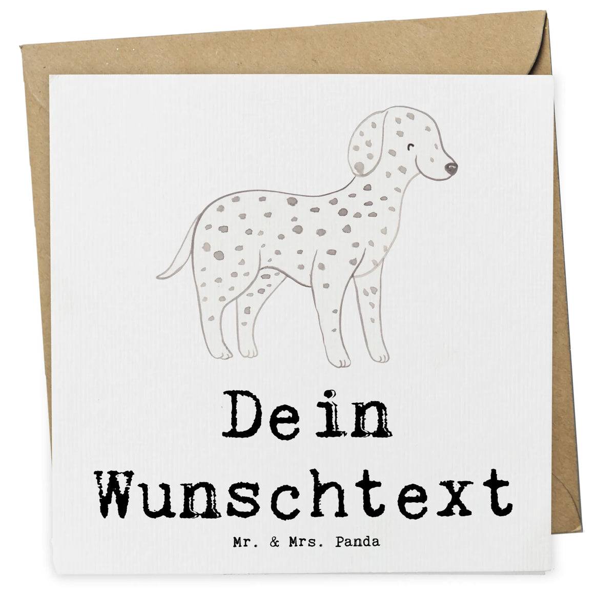 Personalized Deluxe Card Dalmatian Lifesaver gift, animal lover, giving, dog breed, purebred dog, dog owner, puppy