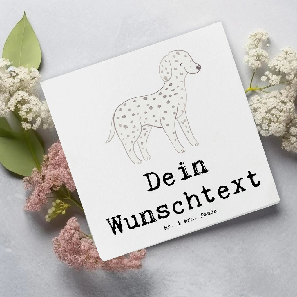 Personalized Deluxe Card Dalmatian Lifesaver Personalisierte Geburtstagskarte, Personalisierte Hochzeitskarte, Personalisierte Glückwunschkarte, Personalisierte Einladungskarte, Personalisierte Karte, Personalisiertere Klappkarte, Personalisierte Grußkarte, Grußkarte selbst gestalten, Grußkarte selber drucken, Grußkarten personalisiert, Grußkarte als Geldgeschenk, Grußkarte mit Namen, Grußkarte mit persönlichen Nachrichten, Hund, Hunderasse, Rassehund, Hundebesitzer, Geschenk, Tierfreund, Schenken, Welpe, Dalmatiner, Dalmatinac