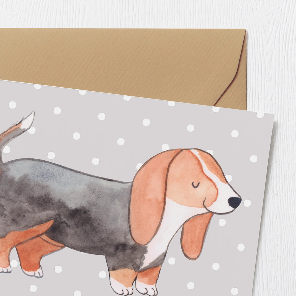 Personalized Deluxe Card Basset Hound Lifesaver Personalisierte Grußkarte, Personalisierte Glückwunschkarte, Grußkarte mit Namen, Personalisierte Einladungskarte, Personalisierte Karte, Grußkarte selber drucken, Grußkarte selbst gestalten, Grußkarte als Geldgeschenk, Personalisierte Geburtstagskarte, Grußkarte mit persönlichen Nachrichten, Personalisiertere Klappkarte, Personalisierte Hochzeitskarte, Grußkarten personalisiert, Hund, Hunderasse, Rassehund, Hundebesitzer, Geschenk, Tierfreund, Schenken, Welpe, Basset Hound, Basset