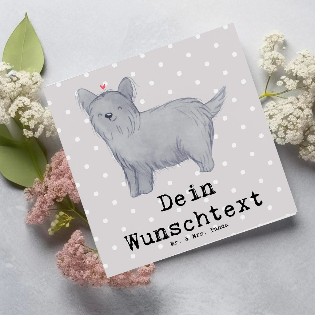 Personalized Deluxe Card Skye Terrier Lifesaver Personalisierte Karte, Personalisierte Geburtstagskarte, Grußkarte mit Namen, Personalisierte Hochzeitskarte, Grußkarte als Geldgeschenk, Grußkarten personalisiert, Grußkarte selber drucken, Grußkarte selbst gestalten, Grußkarte mit persönlichen Nachrichten, Personalisierte Einladungskarte, Personalisierte Glückwunschkarte, Personalisiertere Klappkarte, Personalisierte Grußkarte, Hund, Hunderasse, Rassehund, Hundebesitzer, Geschenk, Tierfreund, Schenken, Welpe, Terrier, Skye Terrier