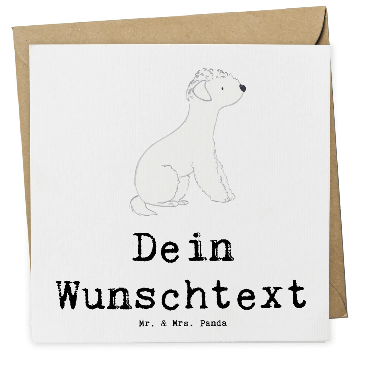 Personalisierte Deluxe Karte Bedlington Terrier Lebensretter Personalisierte Postkarte, Personalisierte Karte, grußkarte personalisiert, Postkarte personalisiert, Personalisierte Grußkarte, Grußkarten Personalisiert, Personalisierte Grußkarten, Grußkarte personalisierbar, individuelle grußkarte, Personalisierte Karten, karte personalisiert, Geschenk, Schenken, Hund, Hunderasse, Rassehund, Hundebesitzer, Tierfreund, Welpe, Bedlington Terrier, Terrier