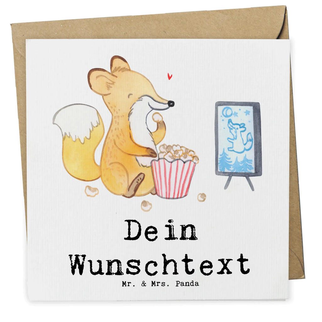 Personalisierte Deluxe Karte Fuchs Filme gucken Grußkarten personalisiert, Personalisierte Grußkarte, Personalisiertere Klappkarte, Personalisierte Glückwunschkarte, Grußkarte als Geldgeschenk, Grußkarte selber drucken, Grußkarte selbst gestalten, Personalisierte Einladungskarte, Personalisierte Hochzeitskarte, Grußkarte mit Namen, Personalisierte Karte, Grußkarte mit persönlichen Nachrichten, Personalisierte Geburtstagskarte, Geschenk, Sport, Sportart, Hobby, Schenken, Danke, Dankeschön, Auszeichnung, Gewinn, Sportler, Filmabend, Kino, Filme gucken, Fernsehen, TV