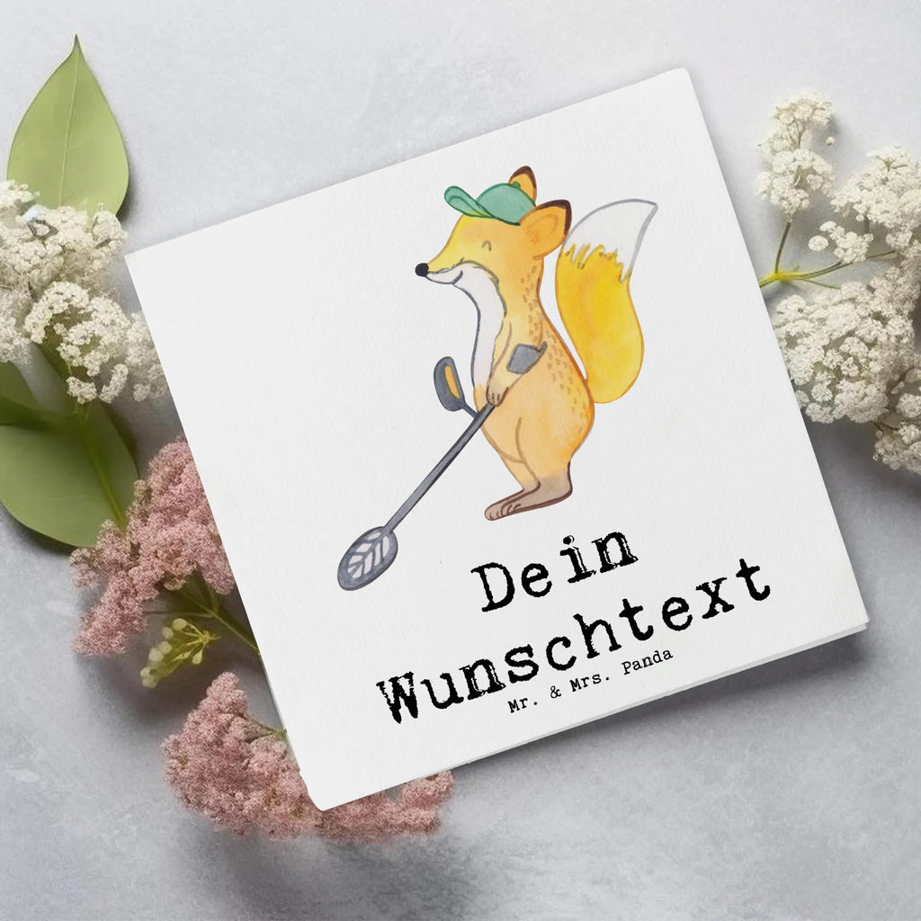 Personalized Deluxe Card Fox metal detector Personalisierte Hochzeitskarte, Personalisierte Grußkarte, Grußkarte mit Namen, Grußkarte mit persönlichen Nachrichten, Personalisierte Geburtstagskarte, Personalisierte Karte, Grußkarte selbst gestalten, Personalisierte Einladungskarte, Grußkarte als Geldgeschenk, Personalisierte Glückwunschkarte, Grußkarten personalisiert, Personalisiertere Klappkarte, Grußkarte selber drucken, Geschenk, Sport, Sportart, Hobby, Schenken, Danke, Dankeschön, Auszeichnung, Gewinn, Sportler, Schatzsuche, sondeln, Münzen suchen, Metalldetektor, Sondengänger