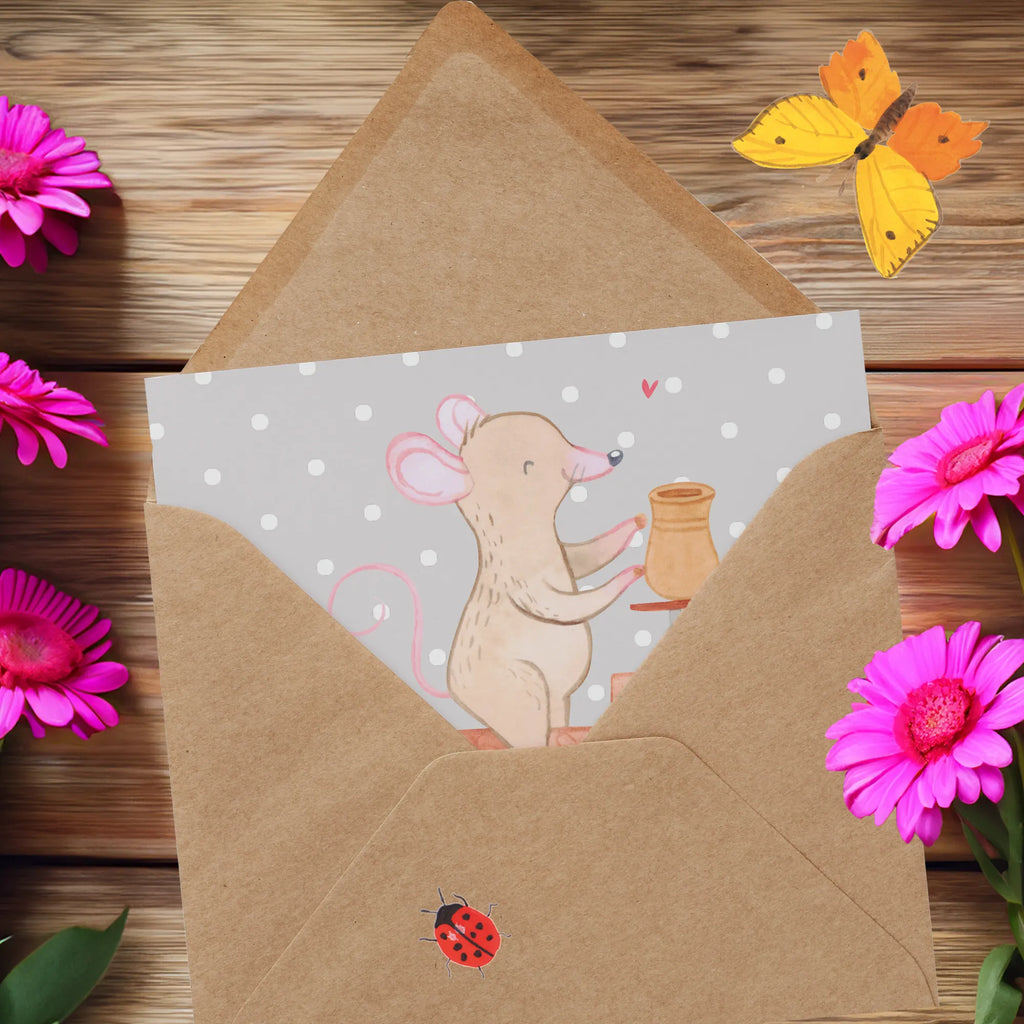 Personalisierte Deluxe Karte Maus Töpfern Personalisierte Hochzeitskarte, Personalisierte Geburtstagskarte, Grußkarten personalisiert, Grußkarte mit persönlichen Nachrichten, Personalisierte Grußkarte, Personalisierte Einladungskarte, Grußkarte selber drucken, Grußkarte mit Namen, Personalisierte Karte, Personalisiertere Klappkarte, Grußkarte als Geldgeschenk, Personalisierte Glückwunschkarte, Grußkarte selbst gestalten, Geschenk, Sport, Sportart, Hobby, Schenken, Danke, Dankeschön, Auszeichnung, Gewinn, Sportler, Töpferkurs, Töpfern, Töpferei