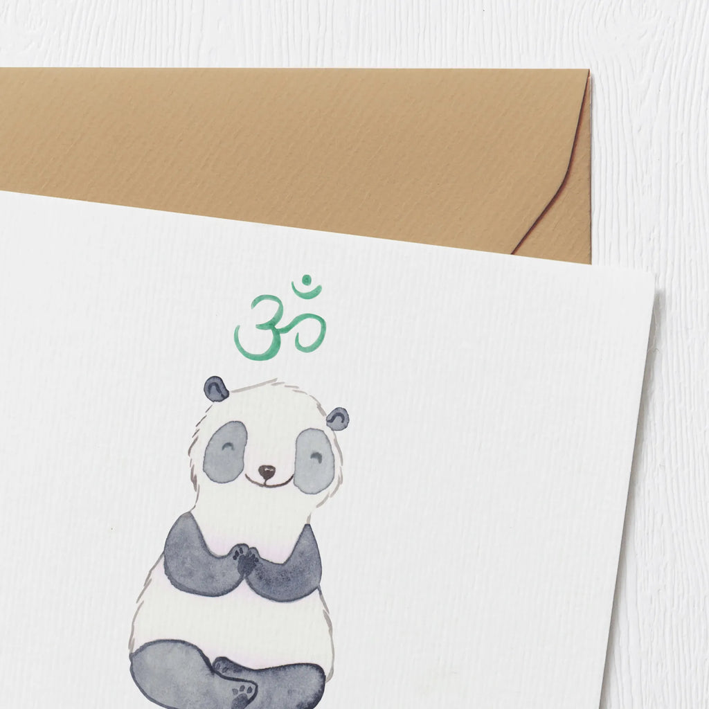 Personalized Deluxe Card panda meditate Personalisierte Glückwunschkarte, Grußkarte selber drucken, Grußkarte selbst gestalten, Personalisierte Karte, Grußkarte mit Namen, Personalisierte Einladungskarte, Grußkarte mit persönlichen Nachrichten, Grußkarten personalisiert, Personalisierte Geburtstagskarte, Personalisierte Hochzeitskarte, Personalisiertere Klappkarte, Personalisierte Grußkarte, Grußkarte als Geldgeschenk, Geschenk, Sport, Sportart, Hobby, Schenken, Danke, Dankeschön, Auszeichnung, Gewinn, Sportler, Meditation, Meditieren, Meditationskurs