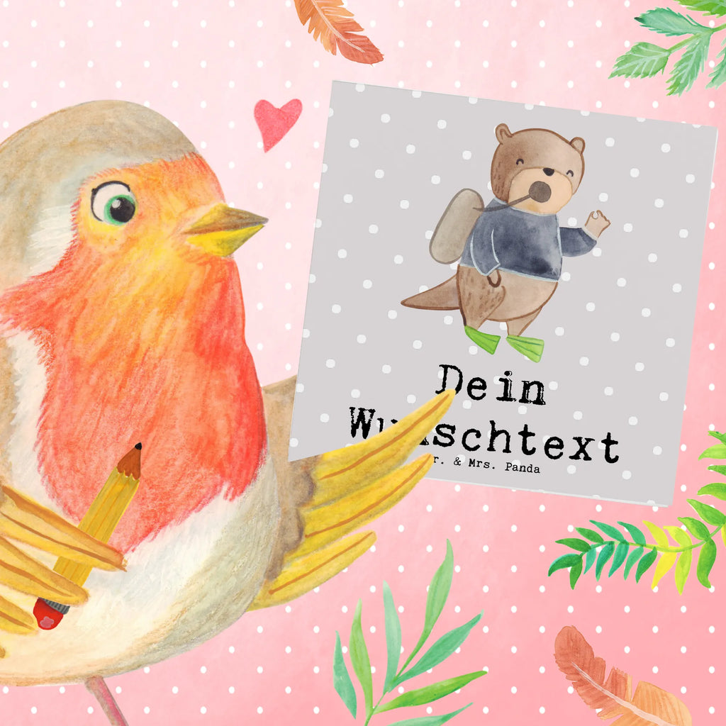 Personalized Deluxe Card Diving Instructor Heart Grußkarte selber drucken, Grußkarte selbst gestalten, Personalisierte Karte, Personalisierte Hochzeitskarte, Grußkarten personalisiert, Personalisierte Geburtstagskarte, Grußkarte mit Namen, Personalisiertere Klappkarte, Personalisierte Grußkarte, Personalisierte Glückwunschkarte, Personalisierte Einladungskarte, Grußkarte mit persönlichen Nachrichten, Grußkarte als Geldgeschenk, Beruf, Ausbildung, Jubiläum, Abschied, Rente, Kollege, Kollegin, Geschenk, Schenken, Arbeitskollege, Mitarbeiter, Firma, Danke, Dankeschön