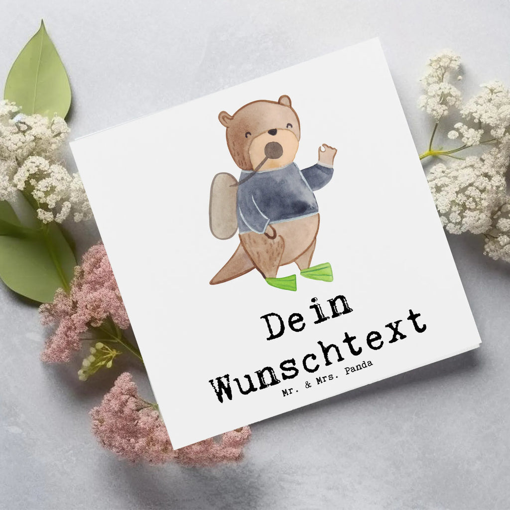 Personalized Deluxe Card Diving Instructor Heart Grußkarte selber drucken, Grußkarte selbst gestalten, Personalisierte Karte, Personalisierte Hochzeitskarte, Grußkarten personalisiert, Personalisierte Geburtstagskarte, Grußkarte mit Namen, Personalisiertere Klappkarte, Personalisierte Grußkarte, Personalisierte Glückwunschkarte, Personalisierte Einladungskarte, Grußkarte mit persönlichen Nachrichten, Grußkarte als Geldgeschenk, Beruf, Ausbildung, Jubiläum, Abschied, Rente, Kollege, Kollegin, Geschenk, Schenken, Arbeitskollege, Mitarbeiter, Firma, Danke, Dankeschön