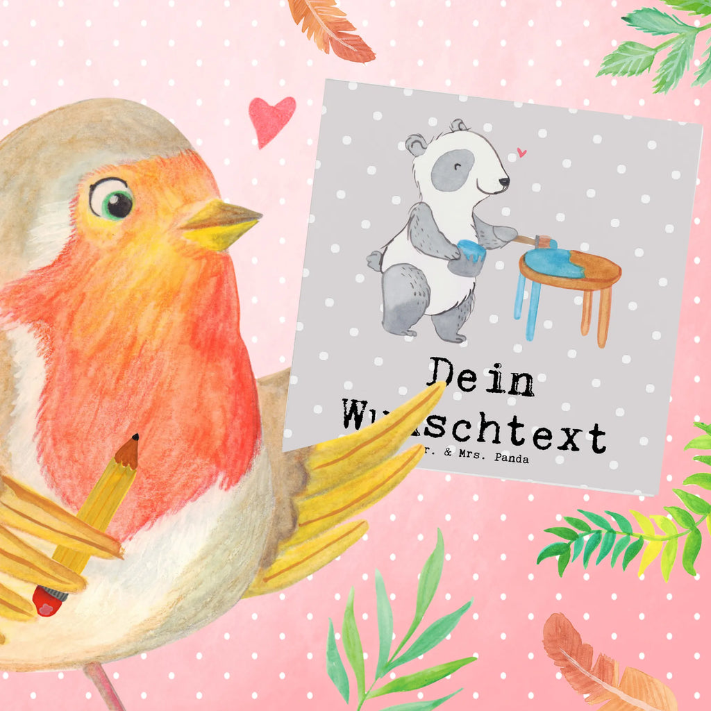 Personalisierte Deluxe Karte Panda Möbel restaurieren Grußkarte selber drucken, Grußkarte mit persönlichen Nachrichten, Grußkarten personalisiert, Personalisierte Hochzeitskarte, Grußkarte mit Namen, Grußkarte als Geldgeschenk, Personalisierte Glückwunschkarte, Personalisiertere Klappkarte, Personalisierte Geburtstagskarte, Personalisierte Grußkarte, Grußkarte selbst gestalten, Personalisierte Einladungskarte, Personalisierte Karte, Geschenk, Sport, Sportart, Hobby, Schenken, Danke, Dankeschön, Auszeichnung, Gewinn, Sportler, Handwerk, antike Möbel restaurieren, Möbel restaurieren, Restaurator