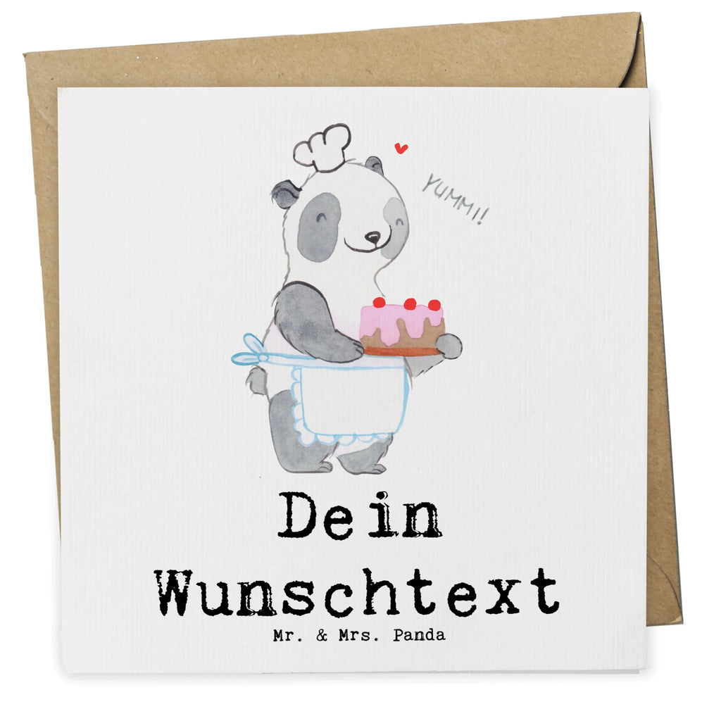 Personalized Deluxe Card panda Bake Personalisierte Glückwunschkarte, Personalisiertere Klappkarte, Personalisierte Geburtstagskarte, Personalisierte Hochzeitskarte, Grußkarten personalisiert, Personalisierte Einladungskarte, Grußkarte als Geldgeschenk, Grußkarte mit Namen, Grußkarte selbst gestalten, Personalisierte Karte, Grußkarte mit persönlichen Nachrichten, Personalisierte Grußkarte, Grußkarte selber drucken, Geschenk, Sport, Sportart, Hobby, Schenken, Danke, Dankeschön, Auszeichnung, Gewinn, Sportler, Kuchen backen, backen, Hobbybäcker