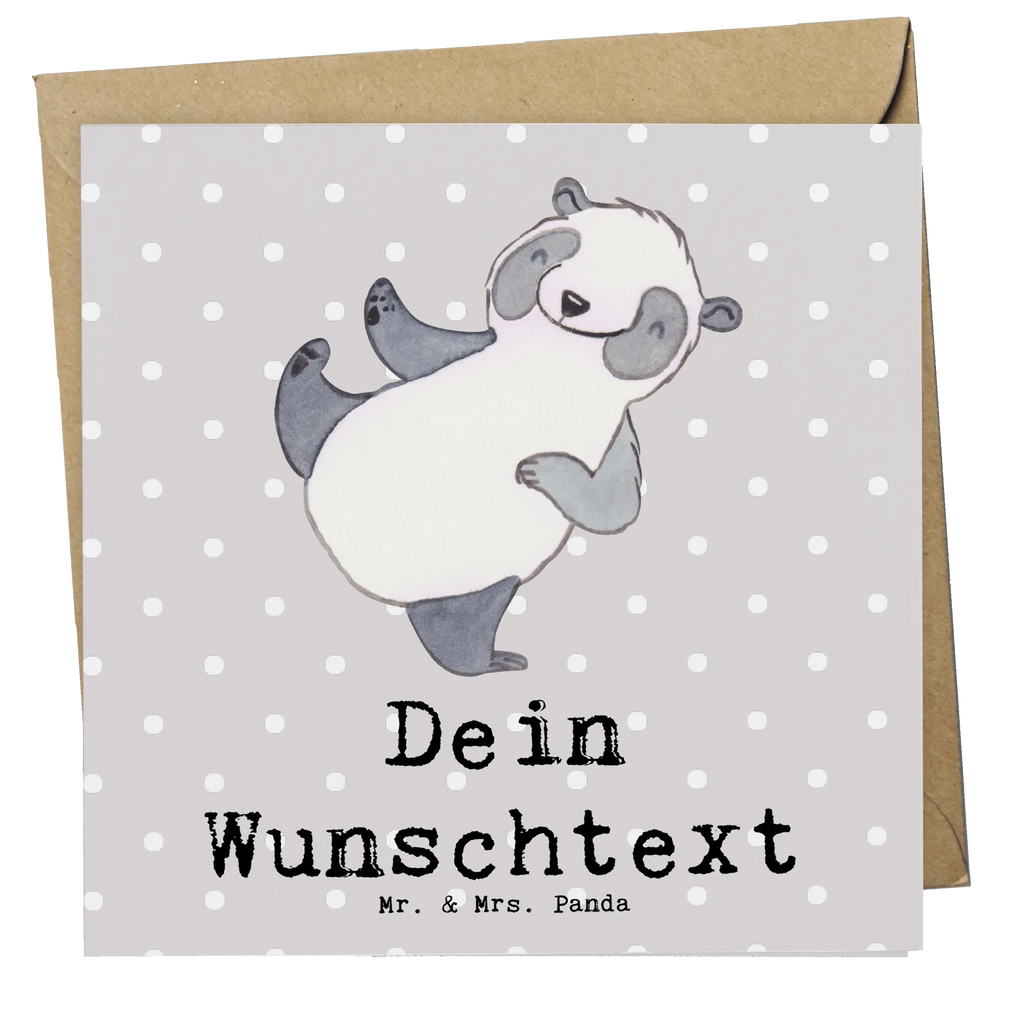 Personalized Deluxe Card panda martial arts Personalisiertere Klappkarte, Personalisierte Glückwunschkarte, Grußkarte als Geldgeschenk, Grußkarte selber drucken, Personalisierte Geburtstagskarte, Personalisierte Grußkarte, Personalisierte Einladungskarte, Personalisierte Karte, Grußkarte mit Namen, Grußkarten personalisiert, Grußkarte selbst gestalten, Grußkarte mit persönlichen Nachrichten, Personalisierte Hochzeitskarte, Geschenk, Sport, Sportart, Hobby, Schenken, Danke, Dankeschön, Auszeichnung, Gewinn, Sportler, Kampfkunst, Selbstverteidigung, Kampfsportarten