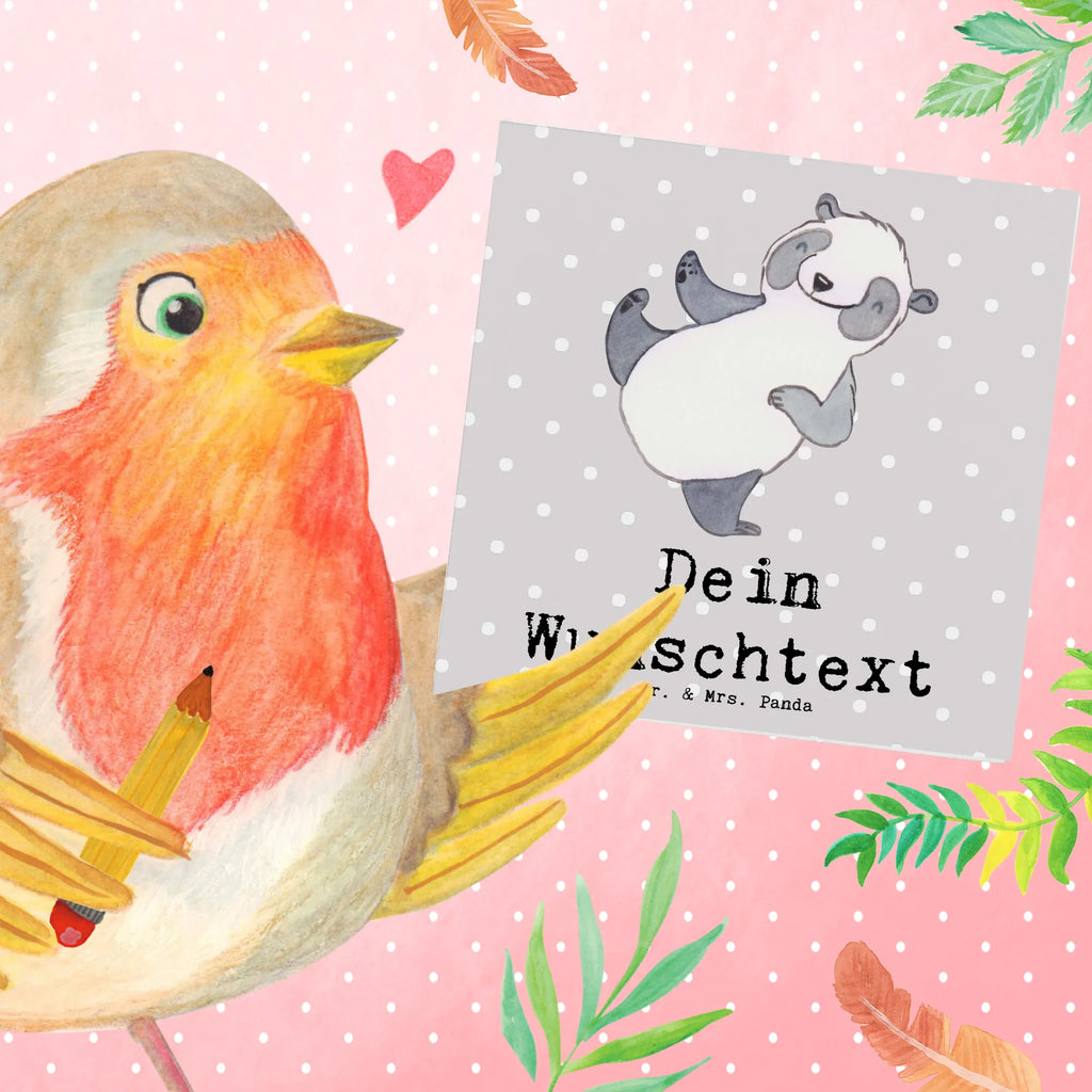 Personalized Deluxe Card panda martial arts Personalisiertere Klappkarte, Personalisierte Glückwunschkarte, Grußkarte als Geldgeschenk, Grußkarte selber drucken, Personalisierte Geburtstagskarte, Personalisierte Grußkarte, Personalisierte Einladungskarte, Personalisierte Karte, Grußkarte mit Namen, Grußkarten personalisiert, Grußkarte selbst gestalten, Grußkarte mit persönlichen Nachrichten, Personalisierte Hochzeitskarte, Geschenk, Sport, Sportart, Hobby, Schenken, Danke, Dankeschön, Auszeichnung, Gewinn, Sportler, Kampfkunst, Selbstverteidigung, Kampfsportarten