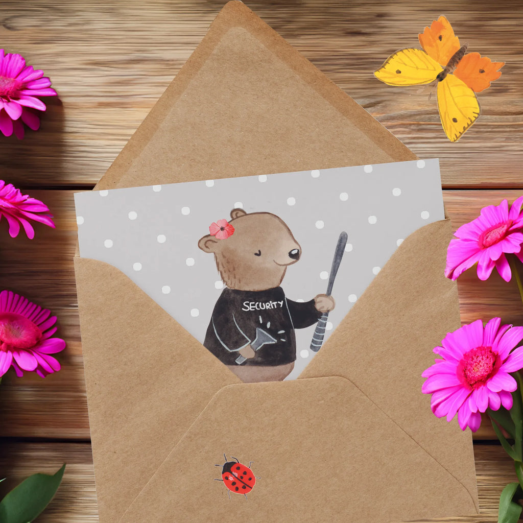 Personalized Deluxe Card Female security service employee Heart Grußkarte mit Namen, Personalisiertere Klappkarte, Personalisierte Einladungskarte, Personalisierte Karte, Grußkarten personalisiert, Personalisierte Grußkarte, Grußkarte selber drucken, Personalisierte Hochzeitskarte, Grußkarte selbst gestalten, Personalisierte Glückwunschkarte, Grußkarte als Geldgeschenk, Personalisierte Geburtstagskarte, Grußkarte mit persönlichen Nachrichten, Beruf, Ausbildung, Jubiläum, Abschied, Rente, Kollege, Kollegin, Geschenk, Schenken, Arbeitskollege, Mitarbeiter, Firma, Danke, Dankeschön