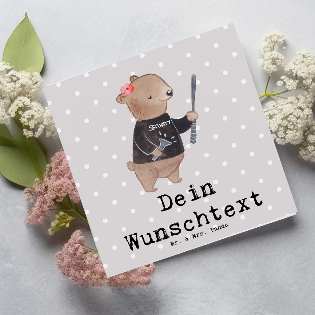 Personalized Deluxe Card Female security service employee Heart Grußkarte mit Namen, Personalisiertere Klappkarte, Personalisierte Einladungskarte, Personalisierte Karte, Grußkarten personalisiert, Personalisierte Grußkarte, Grußkarte selber drucken, Personalisierte Hochzeitskarte, Grußkarte selbst gestalten, Personalisierte Glückwunschkarte, Grußkarte als Geldgeschenk, Personalisierte Geburtstagskarte, Grußkarte mit persönlichen Nachrichten, Beruf, Ausbildung, Jubiläum, Abschied, Rente, Kollege, Kollegin, Geschenk, Schenken, Arbeitskollege, Mitarbeiter, Firma, Danke, Dankeschön