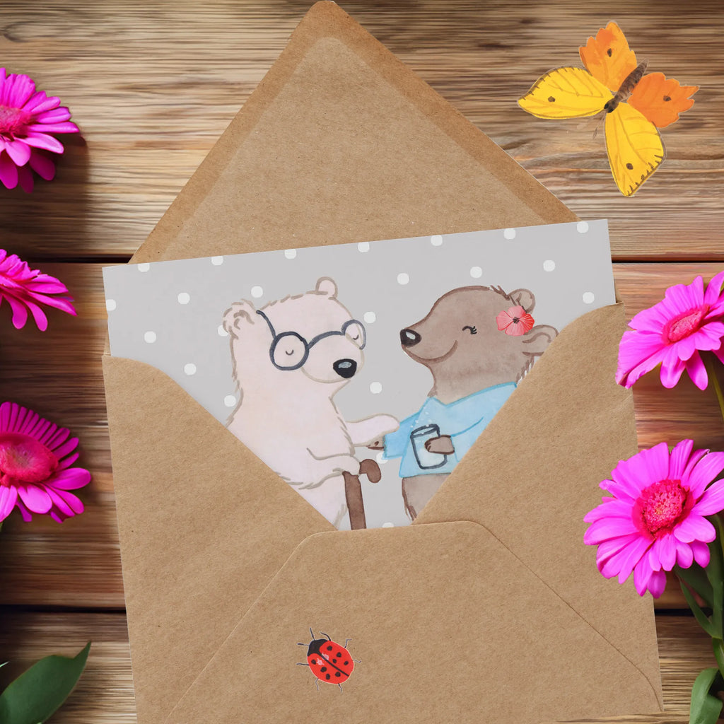 Personalized Deluxe Card Geriatric nurse Heart Grußkarte mit persönlichen Nachrichten, Personalisierte Karte, Grußkarte mit Namen, Grußkarten personalisiert, Grußkarte selbst gestalten, Grußkarte selber drucken, Personalisierte Hochzeitskarte, Personalisierte Glückwunschkarte, Personalisierte Grußkarte, Grußkarte als Geldgeschenk, Personalisierte Einladungskarte, Personalisiertere Klappkarte, Personalisierte Geburtstagskarte, Beruf, Ausbildung, Jubiläum, Abschied, Rente, Kollege, Kollegin, Geschenk, Schenken, Arbeitskollege, Mitarbeiter, Firma, Danke, Dankeschön, Altenheim Eröffnung, Altenpflegerin, Pflegerin