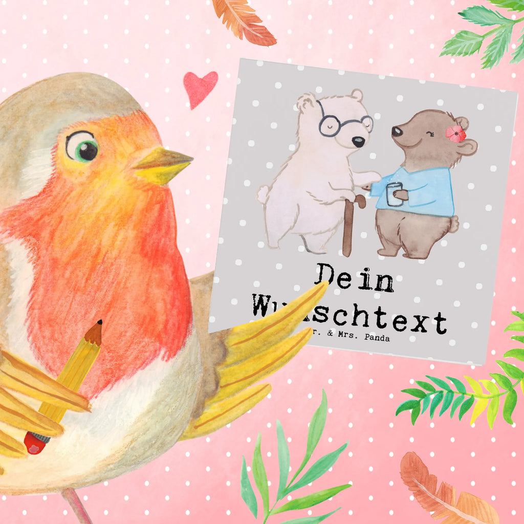 Personalized Deluxe Card Geriatric nurse Heart Grußkarte mit persönlichen Nachrichten, Personalisierte Karte, Grußkarte mit Namen, Grußkarten personalisiert, Grußkarte selbst gestalten, Grußkarte selber drucken, Personalisierte Hochzeitskarte, Personalisierte Glückwunschkarte, Personalisierte Grußkarte, Grußkarte als Geldgeschenk, Personalisierte Einladungskarte, Personalisiertere Klappkarte, Personalisierte Geburtstagskarte, Beruf, Ausbildung, Jubiläum, Abschied, Rente, Kollege, Kollegin, Geschenk, Schenken, Arbeitskollege, Mitarbeiter, Firma, Danke, Dankeschön, Altenheim Eröffnung, Altenpflegerin, Pflegerin