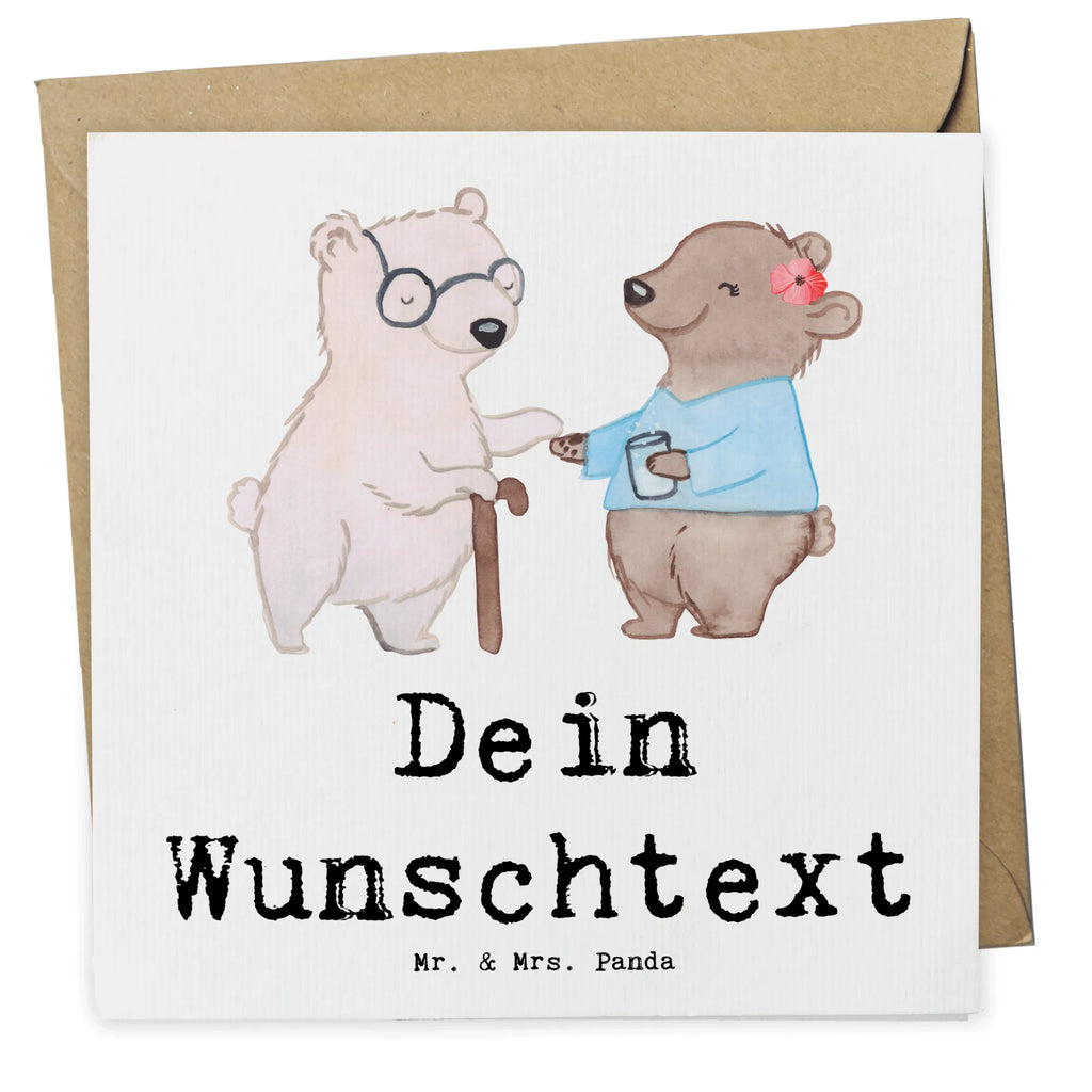 Personalized Deluxe Card Geriatric nurse Heart Grußkarte mit persönlichen Nachrichten, Personalisierte Karte, Grußkarte mit Namen, Grußkarten personalisiert, Grußkarte selbst gestalten, Grußkarte selber drucken, Personalisierte Hochzeitskarte, Personalisierte Glückwunschkarte, Personalisierte Grußkarte, Grußkarte als Geldgeschenk, Personalisierte Einladungskarte, Personalisiertere Klappkarte, Personalisierte Geburtstagskarte, Beruf, Ausbildung, Jubiläum, Abschied, Rente, Kollege, Kollegin, Geschenk, Schenken, Arbeitskollege, Mitarbeiter, Firma, Danke, Dankeschön, Altenheim Eröffnung, Altenpflegerin, Pflegerin