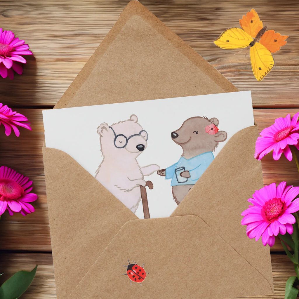 Personalized Deluxe Card Geriatric nurse Heart Grußkarte mit persönlichen Nachrichten, Personalisierte Karte, Grußkarte mit Namen, Grußkarten personalisiert, Grußkarte selbst gestalten, Grußkarte selber drucken, Personalisierte Hochzeitskarte, Personalisierte Glückwunschkarte, Personalisierte Grußkarte, Grußkarte als Geldgeschenk, Personalisierte Einladungskarte, Personalisiertere Klappkarte, Personalisierte Geburtstagskarte, Beruf, Ausbildung, Jubiläum, Abschied, Rente, Kollege, Kollegin, Geschenk, Schenken, Arbeitskollege, Mitarbeiter, Firma, Danke, Dankeschön, Altenheim Eröffnung, Altenpflegerin, Pflegerin