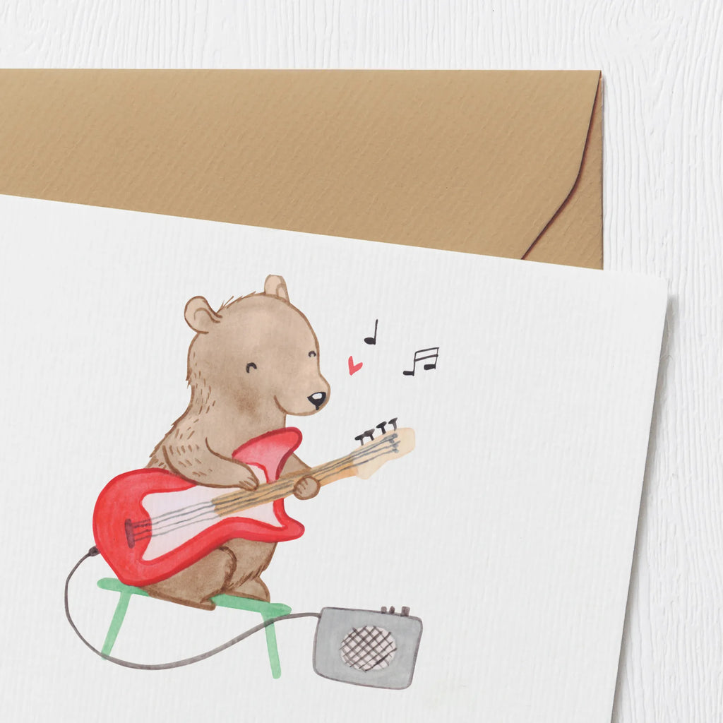 Personalized Deluxe Card Bear electric guitar Personalisierte Einladungskarte, Grußkarte mit persönlichen Nachrichten, Grußkarte selbst gestalten, Personalisierte Glückwunschkarte, Grußkarte mit Namen, Personalisierte Karte, Personalisierte Geburtstagskarte, Personalisierte Hochzeitskarte, Grußkarte als Geldgeschenk, Grußkarte selber drucken, Grußkarten personalisiert, Personalisiertere Klappkarte, Personalisierte Grußkarte, Instrumente, Geschenke Musiker, Musikliebhaber, E-Gitarre, Gitarre, Band, Verstärker, Solo, Bär