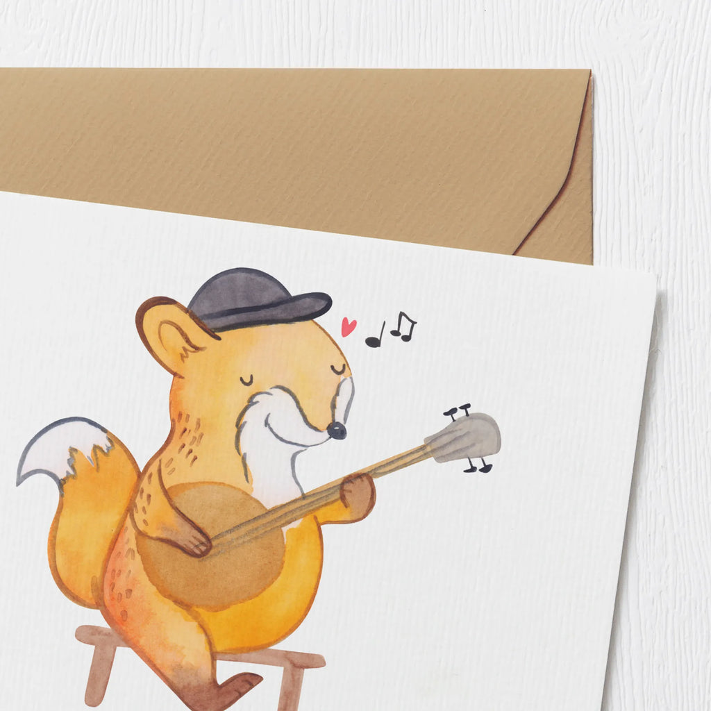 Personalized Deluxe Card Fox Banjo Grußkarte mit Namen, Personalisierte Karte, Grußkarte als Geldgeschenk, Personalisierte Geburtstagskarte, Grußkarte selber drucken, Grußkarte mit persönlichen Nachrichten, Grußkarten personalisiert, Personalisiertere Klappkarte, Personalisierte Hochzeitskarte, Personalisierte Glückwunschkarte, Personalisierte Einladungskarte, Personalisierte Grußkarte, Grußkarte selbst gestalten, Instrumente, Geschenke Musiker, Musikliebhaber, Akustik, Saiteninstrument, Banjo, Laute, Fuchs, Zupfinstrument