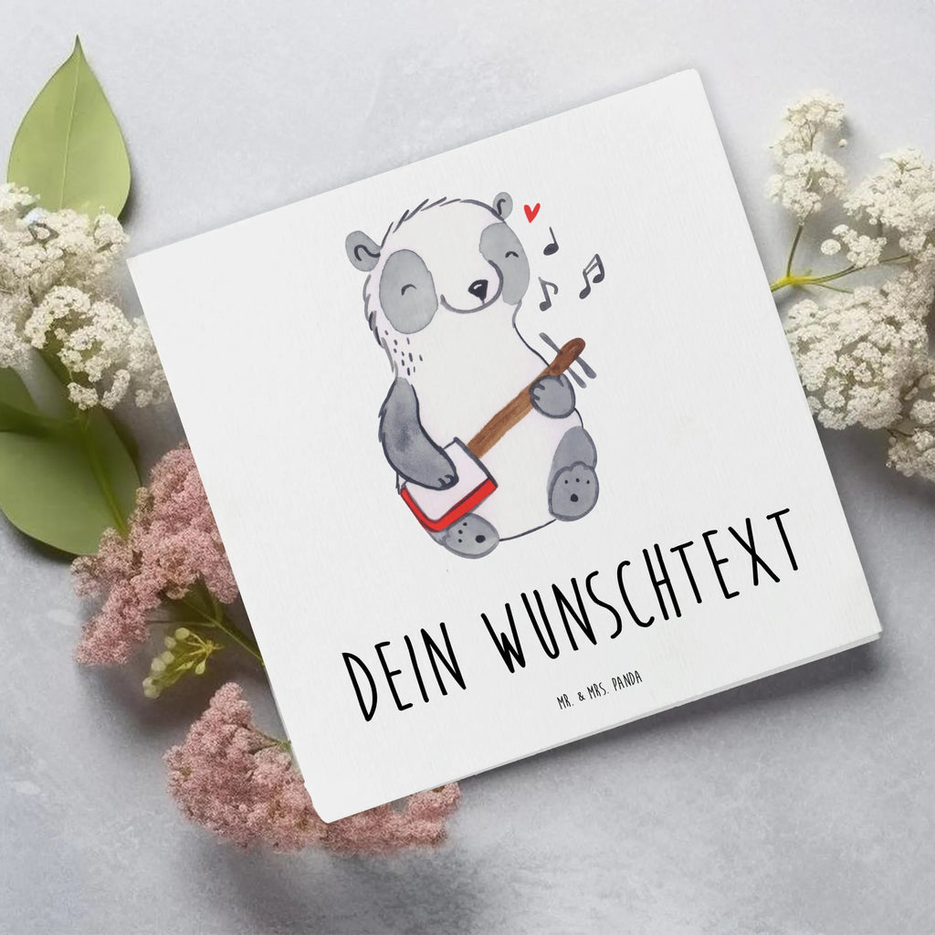 Personalized Deluxe Card Panda Shamisen Grußkarte mit persönlichen Nachrichten, Personalisierte Einladungskarte, Grußkarte mit Namen, Personalisierte Geburtstagskarte, Grußkarte selber drucken, Personalisierte Glückwunschkarte, Grußkarten personalisiert, Personalisierte Karte, Personalisiertere Klappkarte, Personalisierte Grußkarte, Grußkarte selbst gestalten, Personalisierte Hochzeitskarte, Grußkarte als Geldgeschenk, Instrumente, Geschenke Musiker, Musikliebhaber, China, Panda, Laute, Shamisen, Traditionsmusik