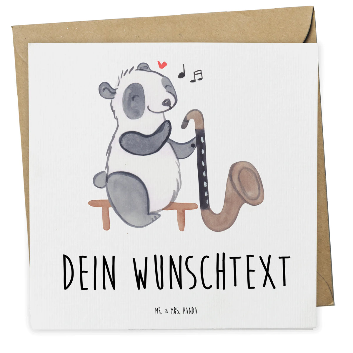 Personalized Deluxe Card Panda bass clarinet Personalisierte Grußkarte, Grußkarte personalisierbar, Personalisierte Karten, individuelle grußkarte, grußkarte personalisiert, karte personalisiert, Personalisierte Karte, Personalisierte Postkarte, Grußkarten Personalisiert, Personalisierte Grußkarten, Postkarte personalisiert, Instrumente, Geschenke Musiker, Musikliebhaber, Kammermusik, Klarinette, Panda, Holzblasinstrument, Bassklarinette, Orchester