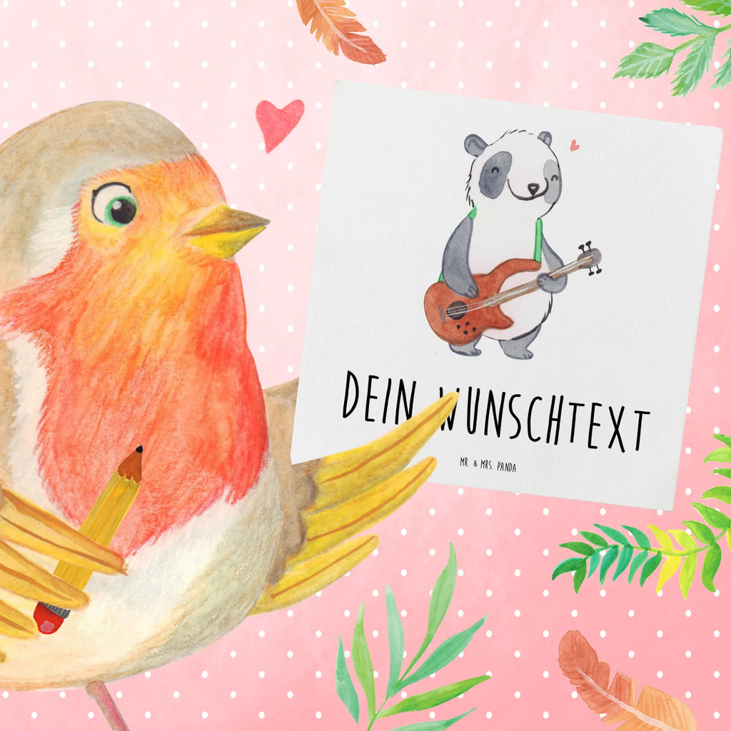 Personalized Deluxe Card Panda bass guitar Personalisierte Geburtstagskarte, Personalisierte Einladungskarte, Grußkarte selber drucken, Personalisierte Hochzeitskarte, Personalisierte Glückwunschkarte, Grußkarte als Geldgeschenk, Personalisierte Karte, Grußkarte selbst gestalten, Grußkarte mit Namen, Personalisiertere Klappkarte, Personalisierte Grußkarte, Grußkarten personalisiert, Grußkarte mit persönlichen Nachrichten, Instrumente, Geschenke Musiker, Musikliebhaber, Bassgitarre, E-Bass, Panda, Band, Verstärker