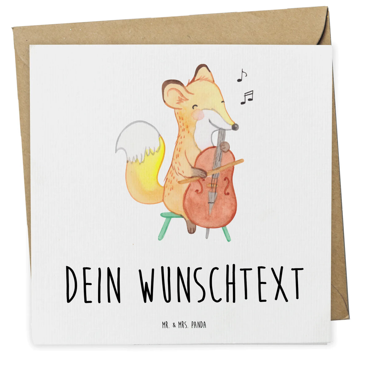 Personalized Deluxe Card Fox cello individuelle grußkarte, Grußkarte personalisierbar, Personalisierte Grußkarte, Grußkarten Personalisiert, grußkarte personalisiert, Personalisierte Postkarte, karte personalisiert, Personalisierte Grußkarten, Personalisierte Karten, Personalisierte Karte, Postkarte personalisiert, Instrumente, Geschenke Musiker, Musikliebhaber, Streicher, Barock, Violoncello, Klassik, Fuchs, Cello, Ensemble, Bogen, Orchester
