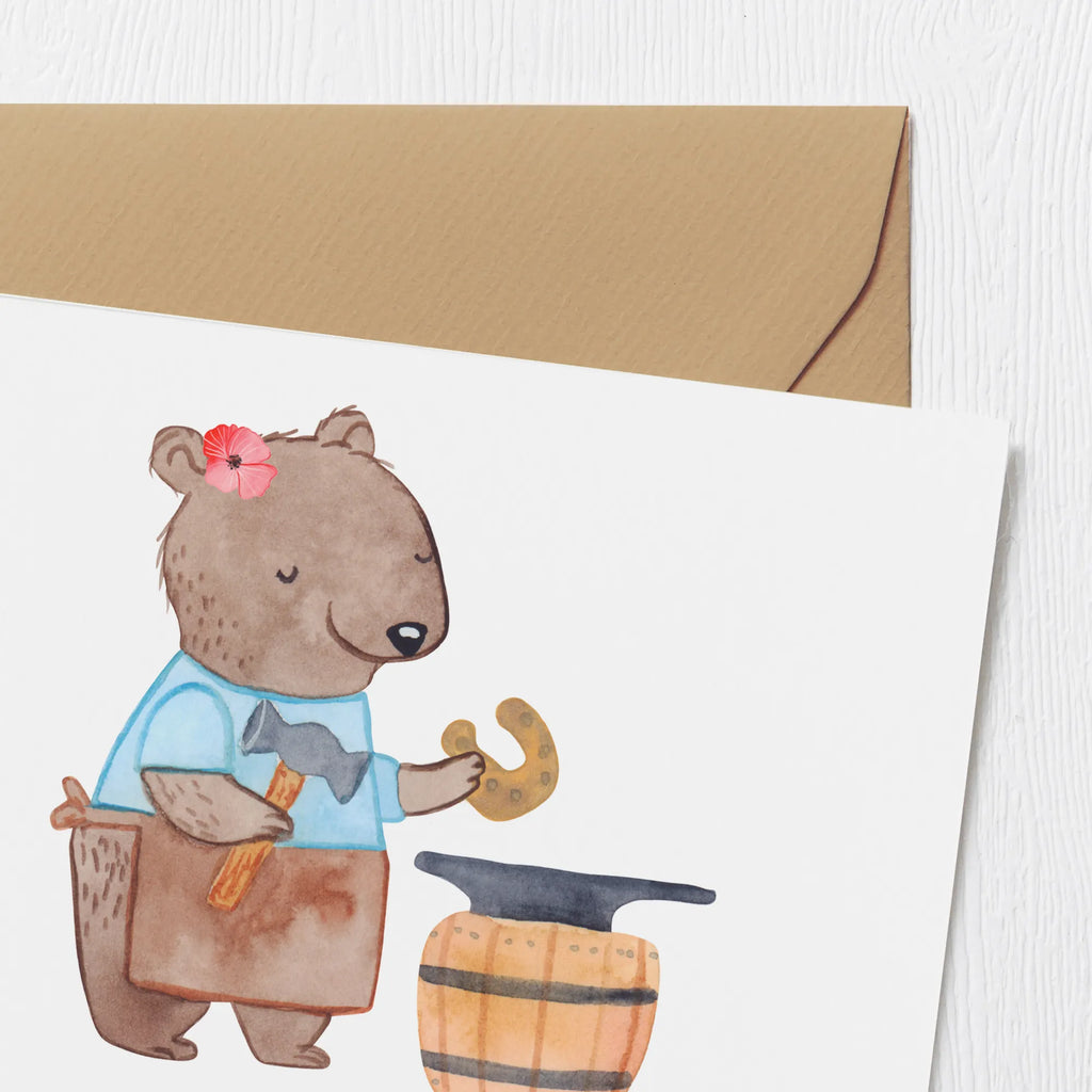 Personalisierte Deluxe Karte Schmiedin Herz Grußkarten personalisiert, Grußkarte selber drucken, Grußkarte mit Namen, Personalisierte Glückwunschkarte, Grußkarte selbst gestalten, Personalisiertere Klappkarte, Personalisierte Hochzeitskarte, Grußkarte als Geldgeschenk, Personalisierte Einladungskarte, Personalisierte Karte, Personalisierte Grußkarte, Grußkarte mit persönlichen Nachrichten, Personalisierte Geburtstagskarte, Beruf, Ausbildung, Jubiläum, Abschied, Rente, Kollege, Kollegin, Geschenk, Schenken, Arbeitskollege, Mitarbeiter, Firma, Danke, Dankeschön