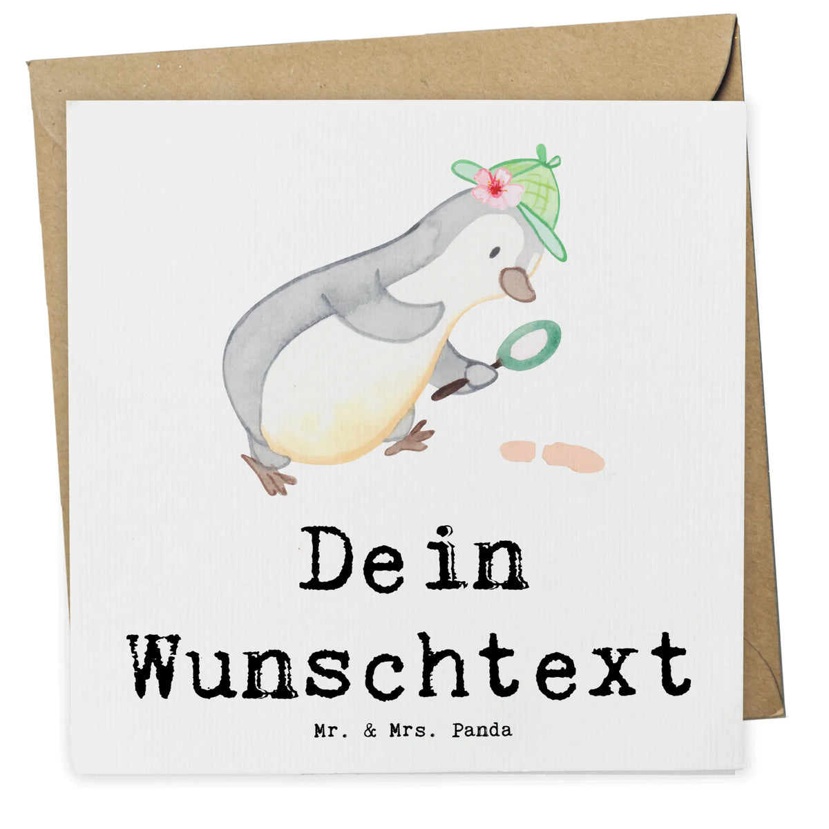 Personalized Deluxe Card Detective Heart
