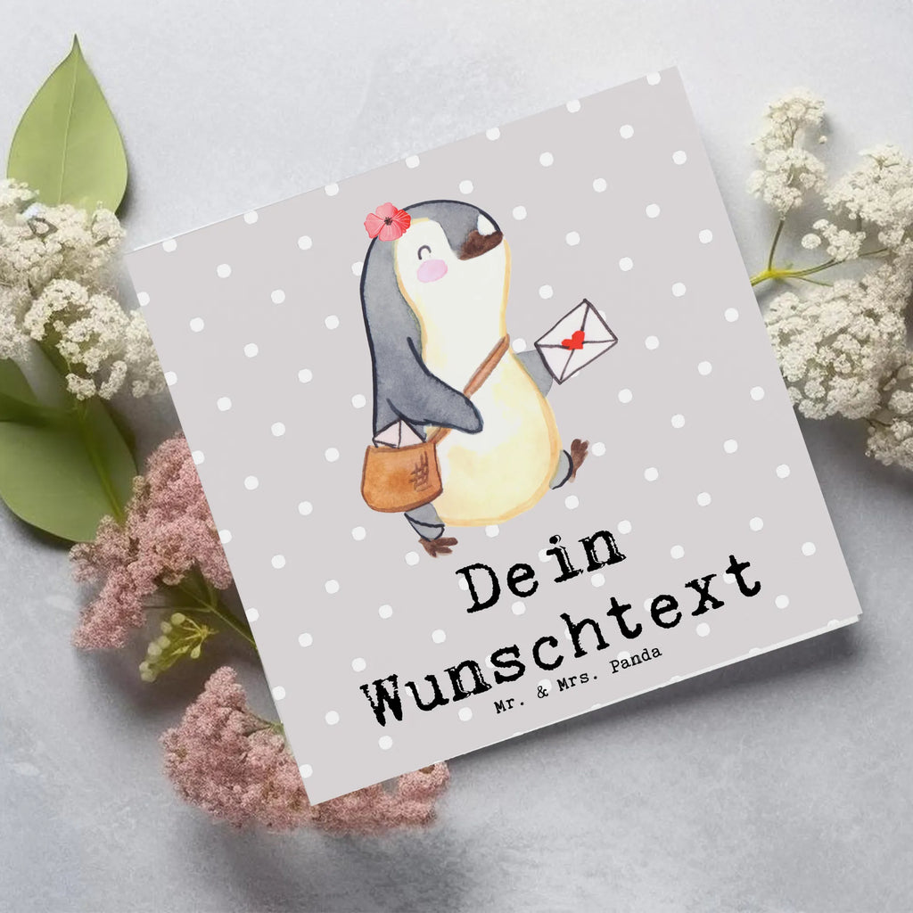 Personalisierte Deluxe Karte Postbotin Herz Personalisierte Glückwunschkarte, Personalisierte Hochzeitskarte, Personalisierte Grußkarte, Personalisierte Einladungskarte, Personalisierte Geburtstagskarte, Grußkarten personalisiert, Personalisiertere Klappkarte, Grußkarte mit persönlichen Nachrichten, Grußkarte selbst gestalten, Grußkarte selber drucken, Personalisierte Karte, Grußkarte als Geldgeschenk, Grußkarte mit Namen, Beruf, Ausbildung, Jubiläum, Abschied, Rente, Kollege, Kollegin, Geschenk, Schenken, Arbeitskollege, Mitarbeiter, Firma, Danke, Dankeschön, Postbotin, Postlerin, Briefträgerin, Briefzustellerin