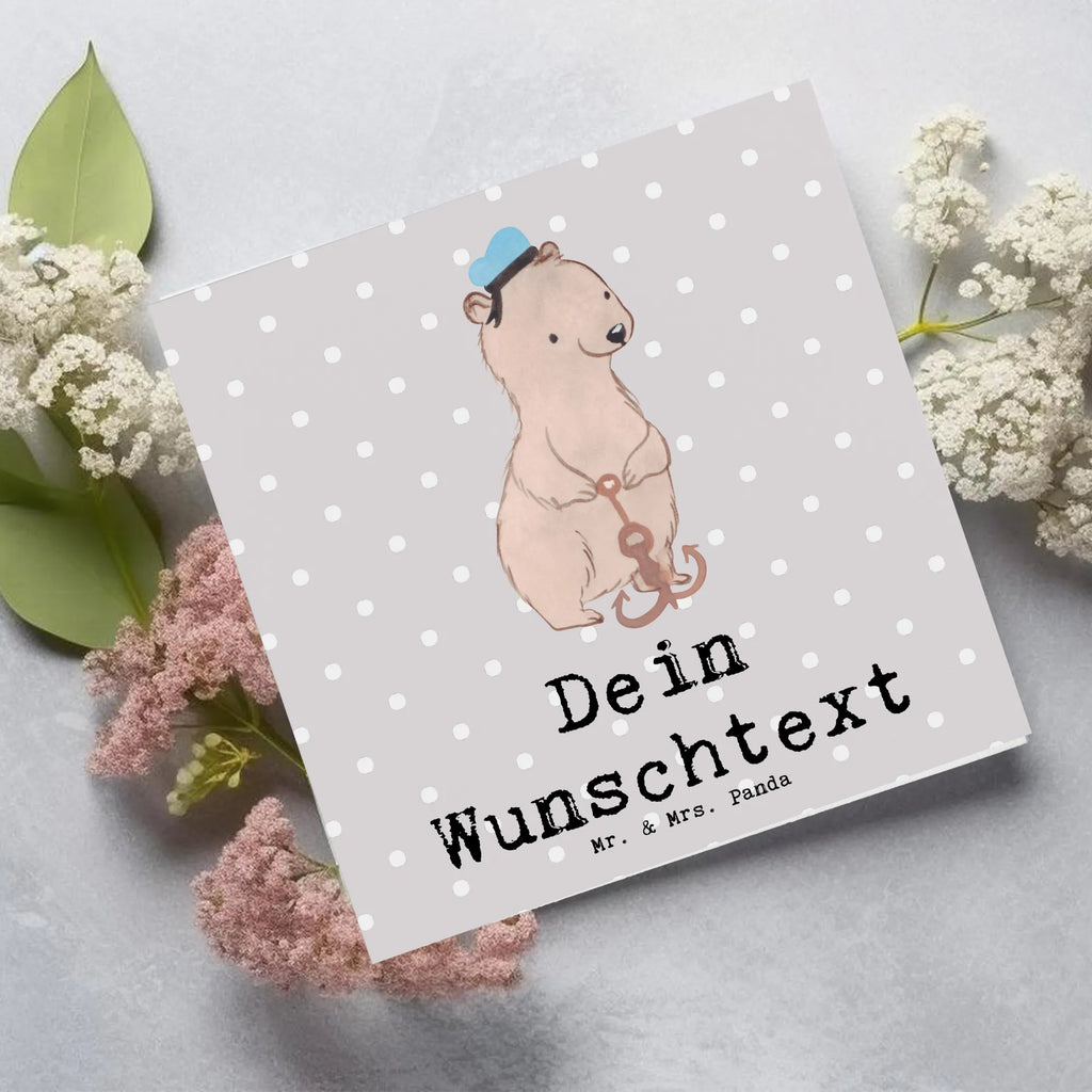 Personalized Deluxe Card sailor Heart Personalisierte Grußkarte, Grußkarte mit Namen, Grußkarten personalisiert, Personalisierte Einladungskarte, Personalisierte Glückwunschkarte, Personalisierte Karte, Grußkarte selbst gestalten, Personalisierte Hochzeitskarte, Personalisiertere Klappkarte, Grußkarte als Geldgeschenk, Personalisierte Geburtstagskarte, Grußkarte mit persönlichen Nachrichten, Grußkarte selber drucken, Beruf, Ausbildung, Jubiläum, Abschied, Rente, Kollege, Kollegin, Geschenk, Schenken, Arbeitskollege, Mitarbeiter, Firma, Danke, Dankeschön, Matrosin, Seeleute, Schiffsmechanikerin, Schiff