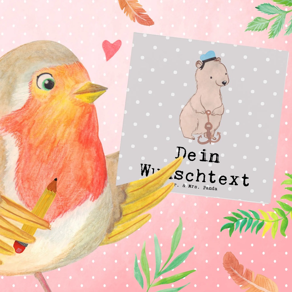 Personalized Deluxe Card Sailor Heart Personalisierte Geburtstagskarte, Personalisierte Glückwunschkarte, Personalisierte Karte, Personalisierte Einladungskarte, Grußkarte mit persönlichen Nachrichten, Grußkarte mit Namen, Grußkarte selber drucken, Grußkarte als Geldgeschenk, Grußkarten personalisiert, Grußkarte selbst gestalten, Personalisiertere Klappkarte, Personalisierte Grußkarte, Personalisierte Hochzeitskarte, Beruf, Ausbildung, Jubiläum, Abschied, Rente, Kollege, Kollegin, Geschenk, Schenken, Arbeitskollege, Mitarbeiter, Firma, Danke, Dankeschön, Schiff, Seeleute, Schiffsmechaniker, Matrose, Seemann