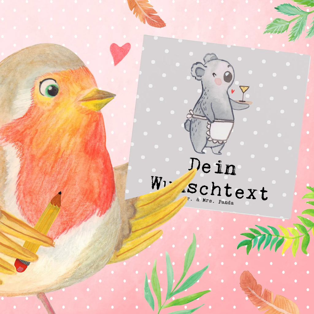 Personalized Deluxe Card Waitress heart Personalisierte Geburtstagskarte, Personalisierte Hochzeitskarte, Grußkarte selbst gestalten, Personalisierte Grußkarte, Grußkarte mit persönlichen Nachrichten, Grußkarte mit Namen, Personalisierte Einladungskarte, Grußkarte selber drucken, Personalisierte Glückwunschkarte, Personalisierte Karte, Grußkarte als Geldgeschenk, Grußkarten personalisiert, Personalisiertere Klappkarte, Beruf, Ausbildung, Jubiläum, Abschied, Rente, Kollege, Kollegin, Geschenk, Schenken, Arbeitskollege, Mitarbeiter, Firma, Danke, Dankeschön, Servicekraft, Restaurant, Kellnerin