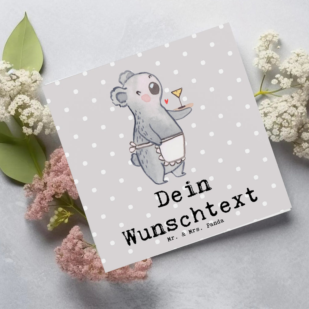 Personalized Deluxe Card Waitress heart Personalisierte Geburtstagskarte, Personalisierte Hochzeitskarte, Grußkarte selbst gestalten, Personalisierte Grußkarte, Grußkarte mit persönlichen Nachrichten, Grußkarte mit Namen, Personalisierte Einladungskarte, Grußkarte selber drucken, Personalisierte Glückwunschkarte, Personalisierte Karte, Grußkarte als Geldgeschenk, Grußkarten personalisiert, Personalisiertere Klappkarte, Beruf, Ausbildung, Jubiläum, Abschied, Rente, Kollege, Kollegin, Geschenk, Schenken, Arbeitskollege, Mitarbeiter, Firma, Danke, Dankeschön, Servicekraft, Restaurant, Kellnerin