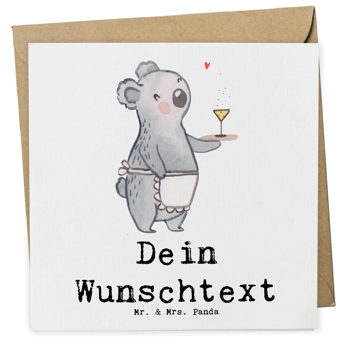 Personalisierte Deluxe Karte Kellnerin Herz grußkarte personalisiert, Postkarte personalisiert, Grußkarte personalisierbar, Personalisierte Grußkarten, Personalisierte Karten, Grußkarten Personalisiert, Personalisierte Postkarte, individuelle grußkarte, Personalisierte Grußkarte, Personalisierte Karte, karte personalisiert, Geschenk, Schenken, Jubiläum, Danke, Dankeschön, Beruf, Ausbildung, Abschied, Rente, Kollege, Kollegin, Arbeitskollege, Mitarbeiter, Firma, Restaurant, Kellnerin, Servicekraft