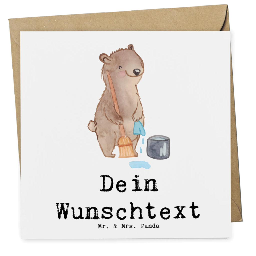 Personalized Deluxe Card cleaning lady heart Grußkarte selbst gestalten, Personalisierte Karte, Personalisierte Hochzeitskarte, Grußkarte als Geldgeschenk, Personalisierte Glückwunschkarte, Grußkarte selber drucken, Grußkarte mit Namen, Grußkarten personalisiert, Personalisierte Grußkarte, Personalisiertere Klappkarte, Personalisierte Geburtstagskarte, Personalisierte Einladungskarte, Grußkarte mit persönlichen Nachrichten, Beruf, Ausbildung, Jubiläum, Abschied, Rente, Kollege, Kollegin, Geschenk, Schenken, Arbeitskollege, Mitarbeiter, Firma, Danke, Dankeschön
