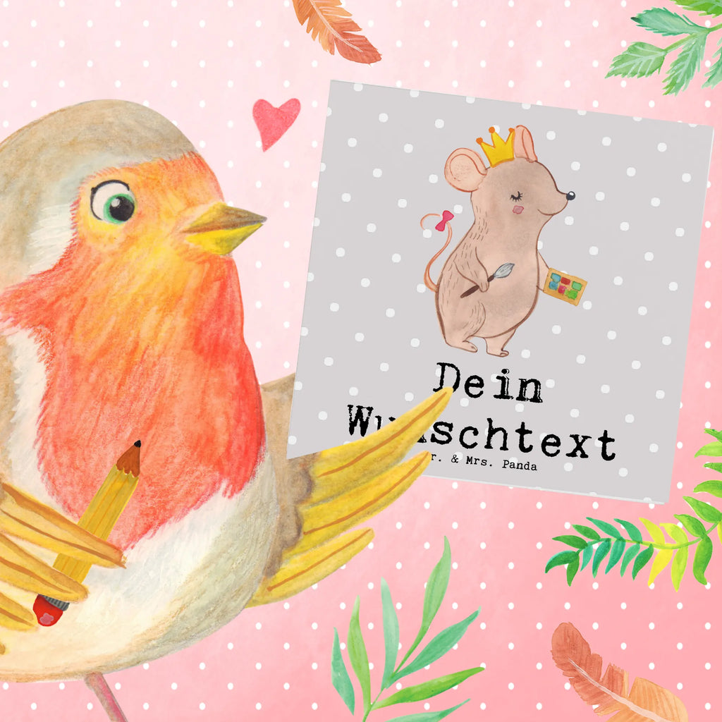 Personalized Deluxe Card Make-up artist heart Grußkarten personalisiert, Grußkarte selber drucken, Personalisierte Geburtstagskarte, Grußkarte mit persönlichen Nachrichten, Grußkarte als Geldgeschenk, Personalisierte Glückwunschkarte, Personalisiertere Klappkarte, Grußkarte selbst gestalten, Personalisierte Hochzeitskarte, Grußkarte mit Namen, Personalisierte Einladungskarte, Personalisierte Grußkarte, Personalisierte Karte, Beruf, Ausbildung, Jubiläum, Abschied, Rente, Kollege, Kollegin, Geschenk, Schenken, Arbeitskollege, Mitarbeiter, Firma, Danke, Dankeschön, Beauty Salon, Kosmetikstudio, Eröffnung, Maskenbildnerin, Visagistin, Make Up Artist, Kosmetikerin