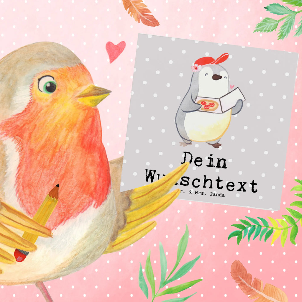 Personalized Deluxe Card Pizza maker Heart Personalisierte Glückwunschkarte, Grußkarte als Geldgeschenk, Grußkarte selbst gestalten, Grußkarten personalisiert, Grußkarte selber drucken, Grußkarte mit persönlichen Nachrichten, Personalisierte Grußkarte, Personalisierte Einladungskarte, Personalisierte Karte, Grußkarte mit Namen, Personalisierte Hochzeitskarte, Personalisiertere Klappkarte, Personalisierte Geburtstagskarte, Beruf, Ausbildung, Jubiläum, Abschied, Rente, Kollege, Kollegin, Geschenk, Schenken, Arbeitskollege, Mitarbeiter, Firma, Danke, Dankeschön, Lieferbringdienst, Pizzabringdienst, Pizzabäckerin, Lieferdienstmitarbeiterin, Pizzabotin